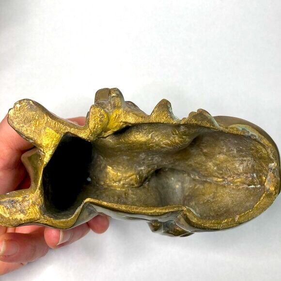 Brass Basset Hound Mom and Babies figurine - Picture 10 of 12